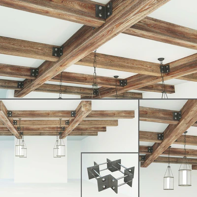 Ceiling beams wooden — View 1