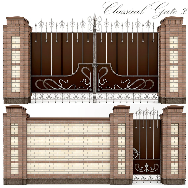 Classical forged gate 2 — Скачать