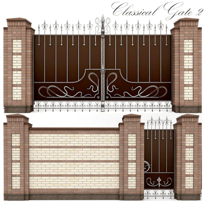 Classical forged gate 2 — Вид 1