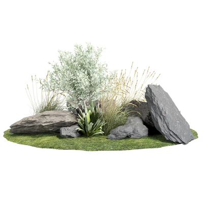 Stone + Bush Pack 28 — Ver 3