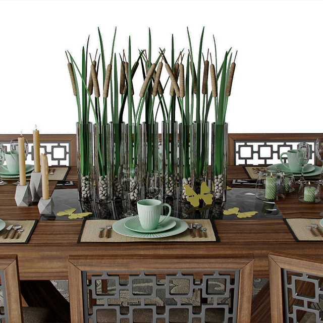 Table with chairs Mobi Dining rooms Morokko — Descargar
