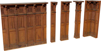 modular wooden wall kit 002 — Descargar