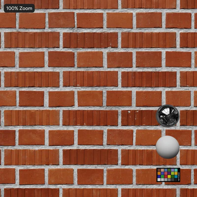 grooved english bond brick wall texture — Вид 3