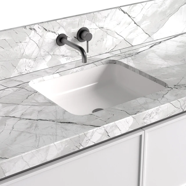 Bathroom Cabinets with washbasins in modern style. Bathroom furniture.Bathroom Sink Cabinets — Descargar