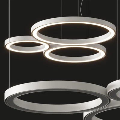 Artemide Ripple Cluster Pendant Lamps — Ver 2