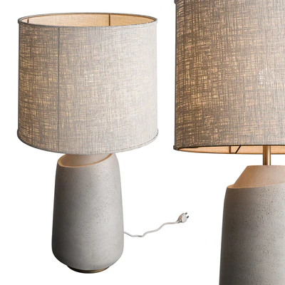 Vase Fabric Table Lamp 04 — View 3