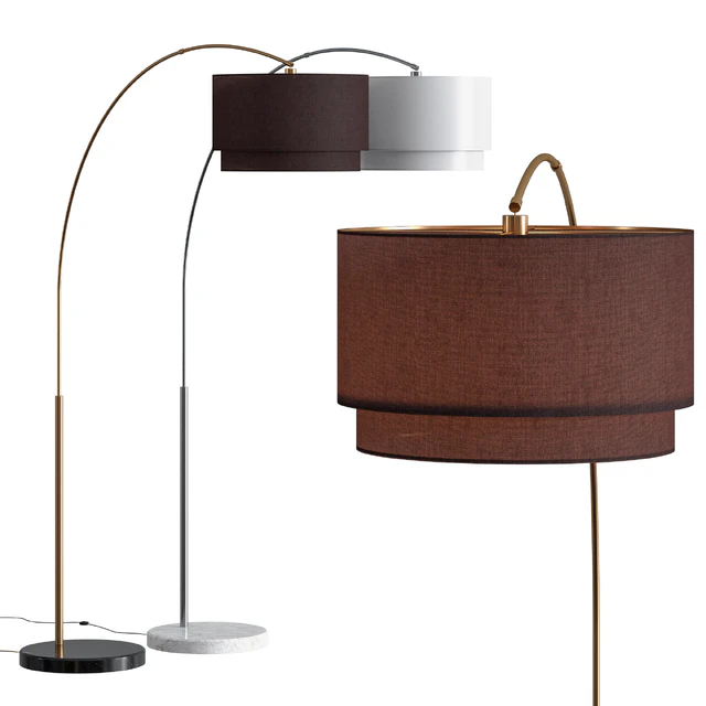 Crate and Barrel Meryl Arc Floor Lamp — Скачать