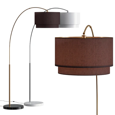 Crate and Barrel Meryl Arc Floor Lamp — Вид 1