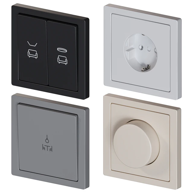 Schneider Electric sockets and switches with markings — Descargar