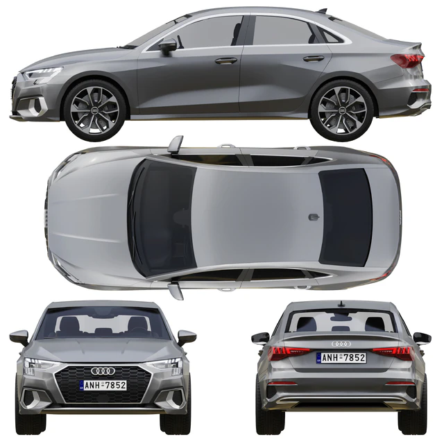 Audi A3 Limousine 2021 — Descargar