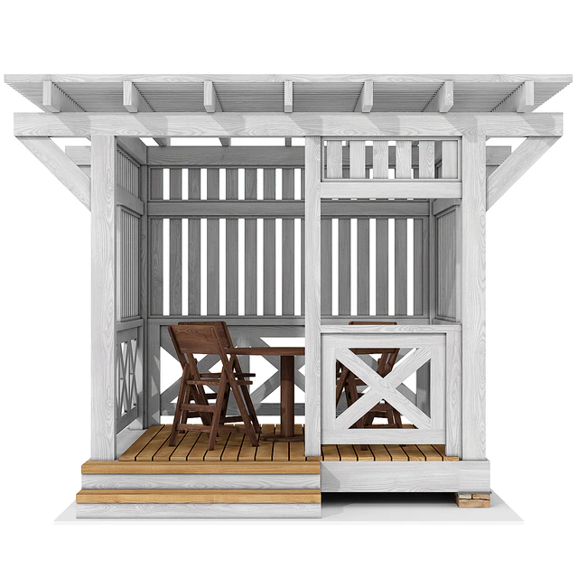 Беседка терраса веранда / Arbor gazebo canopy — Скачать