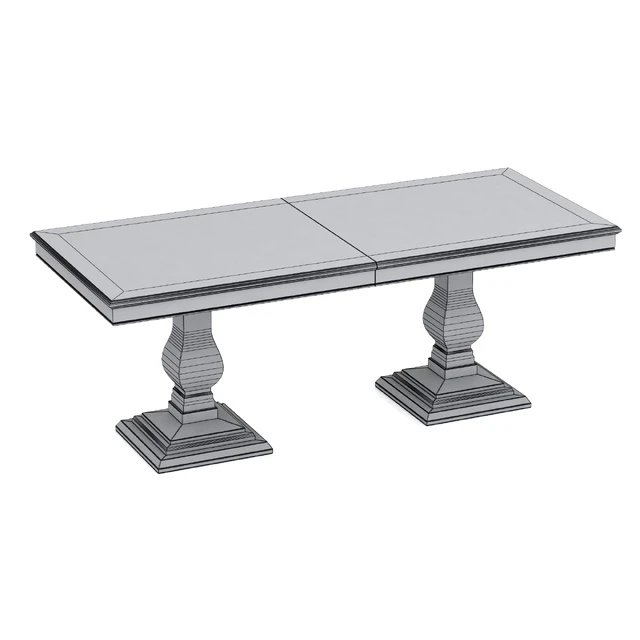 Dantone Home Rectangular folding dining table — Descargar