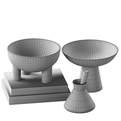 Decorative coffee table set 33 — Ver 2