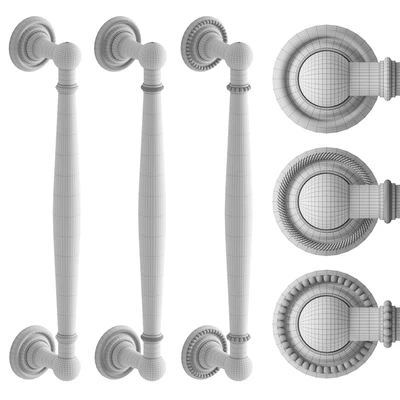 Door Pull Handles Nanz N ° 6826, 26R, 26B — Ver 2