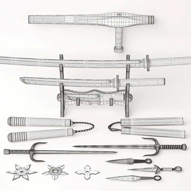 set of weapons for combat iskussva — Descargar
