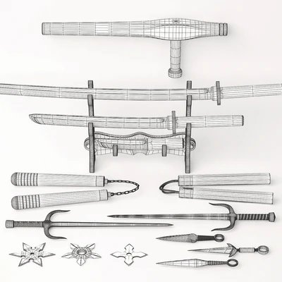 set of weapons for combat iskussva — Ver 2