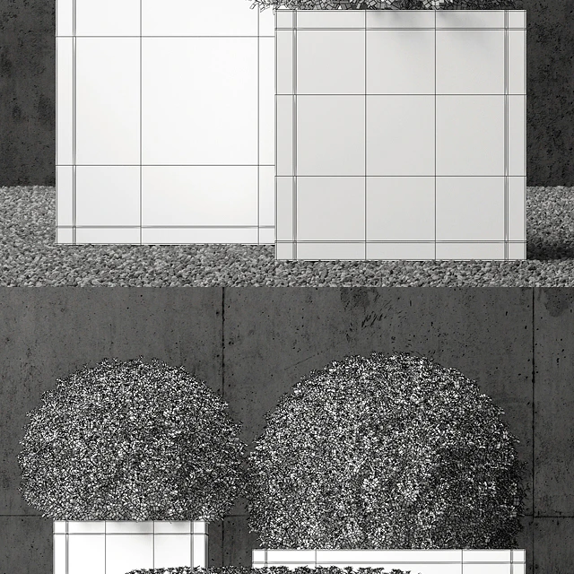 Restoration Hardware estate zinc square planters — Descargar