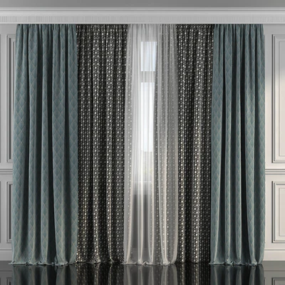 Curtains with window 286 — Ver 1