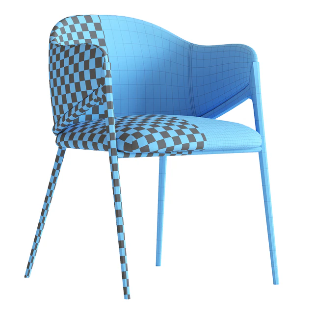 Metal Solid Back Arm Dining Chair Glam Chair for Dining Room — Descargar