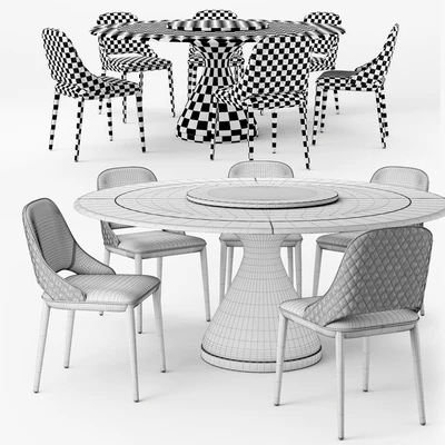 Tonin Casa Dolly table Malva Elite chair — Вид 3
