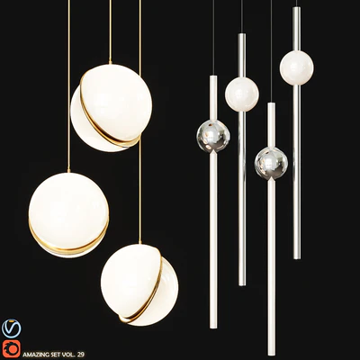 Set pendant lights — Ver 3