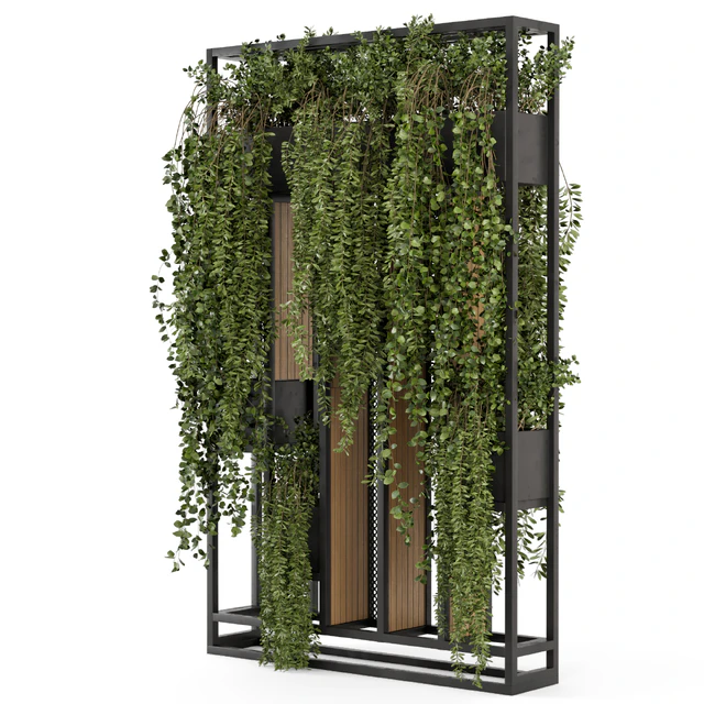 Indoor Hanging Plants in Metal Stand - Set 1005 — Descargar