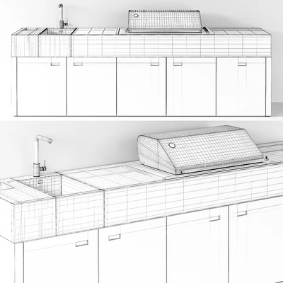 OCQ BBQUBE PRO Outdoor kitchen — Ver 2