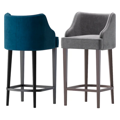Bar Stool MELOD by Cazarina Interiors 3 Colors Version/Барный Стул МЕЛОДИ — Ver 2
