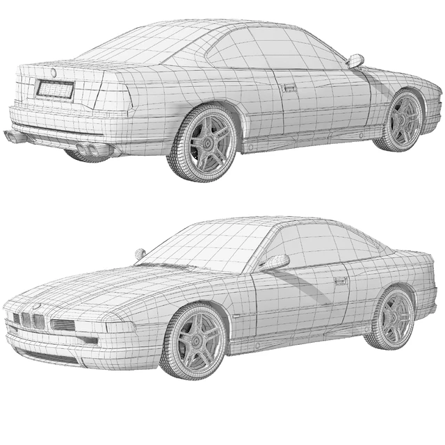BMW E31 850 CSI 1995 — Скачать