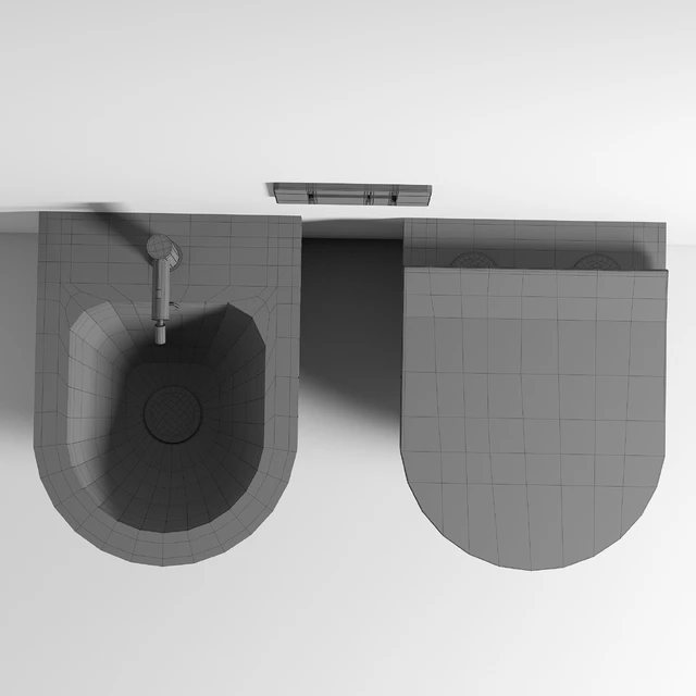 Toilet wall mounted Ceramica Nova Metropol CN4002MB rimless — Descargar