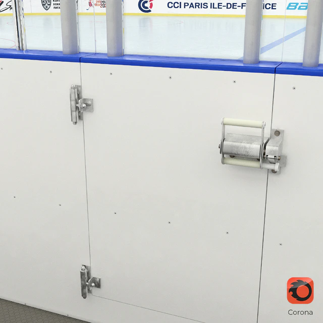 Хоккейная коробка 30x60 м. с разметкой КХЛ — Скачать