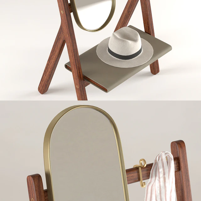 Standing Mirror Ren Poltrona Frau — Descargar