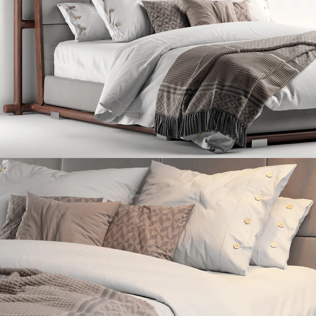 Flexform MOOD Icaro Bed — Скачать