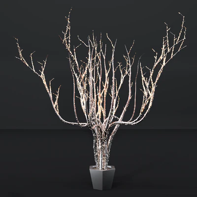 Outdoor lighting installation 3D model — Ver 1