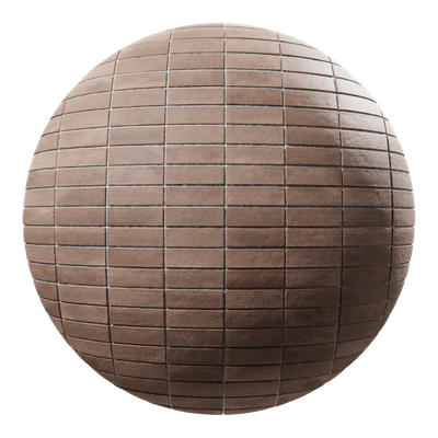 stacked painted brick wall texture brown — download