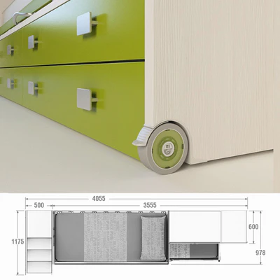 Bed Moretti Compact — Ver 2