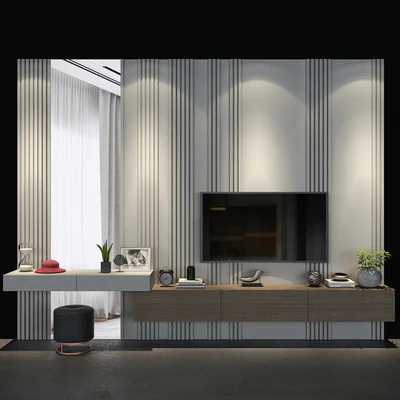 TV wall set 64 — Ver 1