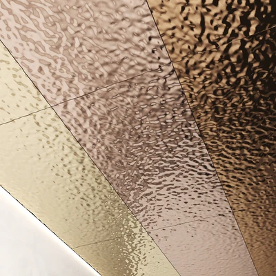 Decorative steel sheets with water ripples 01 — Ver 3