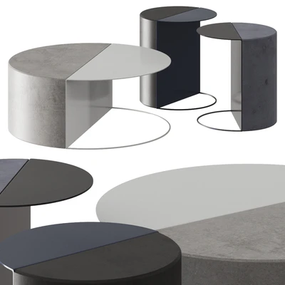 Forma & Cemento Normann Side & Coffee Tables — Ver 1