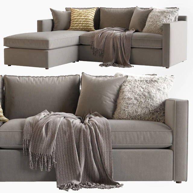 Crate & Barrel Track Arm sofa Barrett Lounger — Download