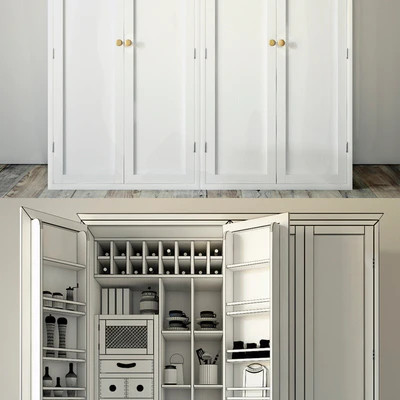 Kitchen cupboard organizer — Ver 2