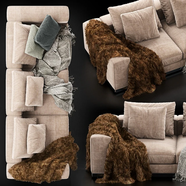 Minotti West Sofa 2 — Скачать