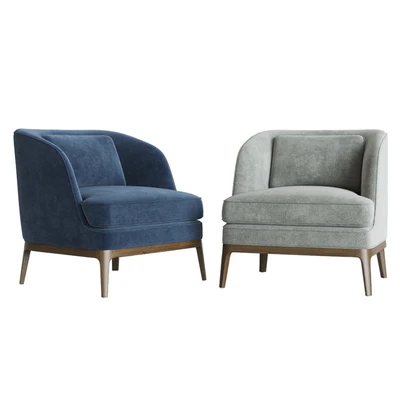 Crate & Barrel Seychelles Wood Trim Chair — Ver 2