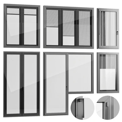Windows with built-in blinds Finstral — Ver 1