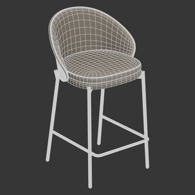 Kave Home - Eamy, Bar stool — Descargar