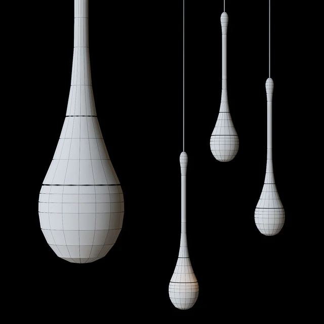 Pendant lights Mettasha Chandelier 1 and 3 lamps — Descargar