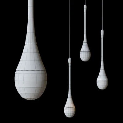 Pendant lights Mettasha Chandelier 1 and 3 lamps — Ver 2