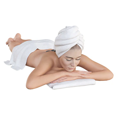 Girl at a spa treatment — Ver 4