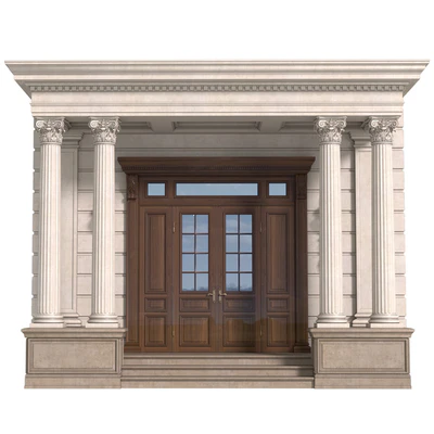 Column Porch Entrance to the house Classic Porch — Ver 3