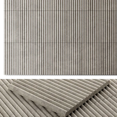LUSSO Fluted Travertine Wall Tile — Вид 1